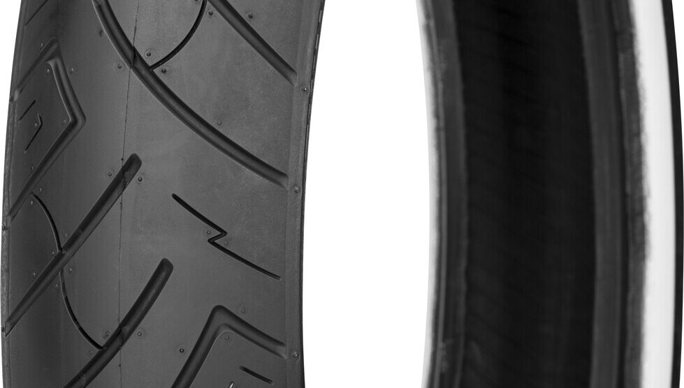 LLANTA SHINKO 130/90B16 REINF. 73H 6PR TL SR777F WW HEAVY DUTY (HD) (CARA BLANCA) DELANTERA