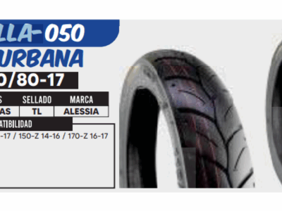 LLA-050 110/80-17 TL 6 CAPAS NO USA CAMARA