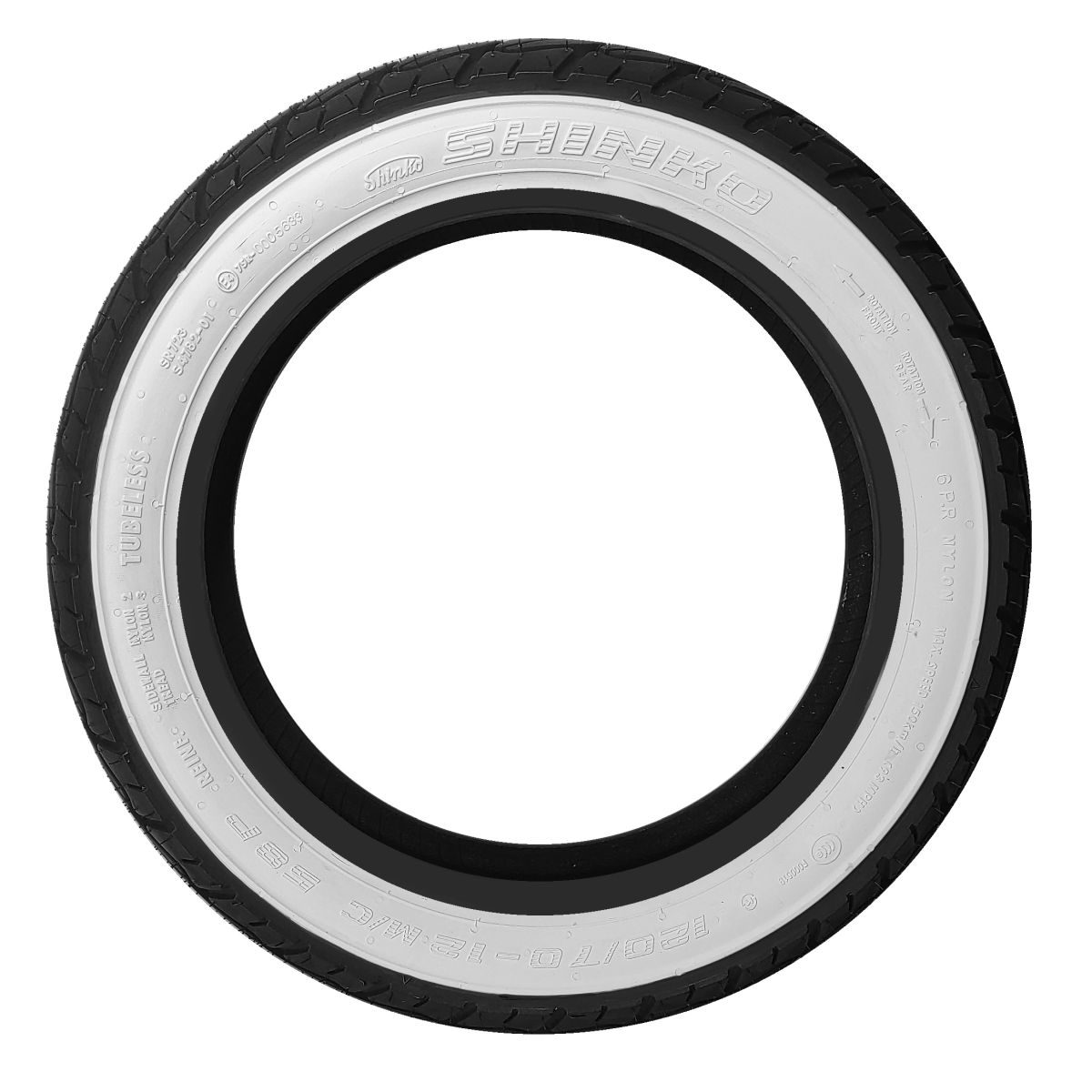 LLANTA SHINKO 120/70-12 58P 6PR TL SR723 WW