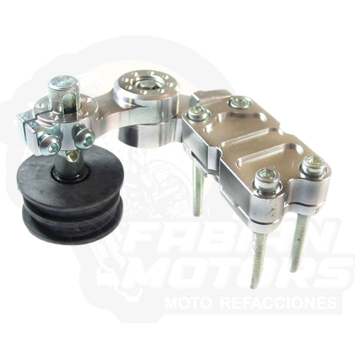 AJUSTADOR UNIVERSAL TENSOR DE RODILLO PARA CADENA ALUMINIO PLATA CHAD-001