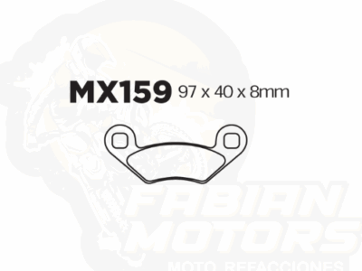 BALATAS DISCO MX2 MX-F065 SBP (159) P/ TODOS LOS POLARIS FRENO DISCO '96-'04 DEL.