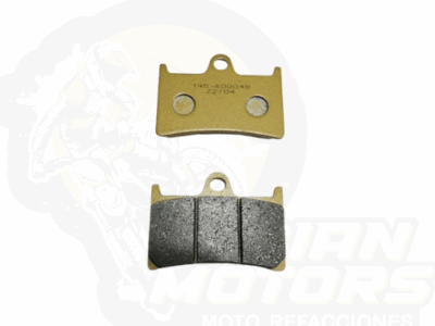 BALATAS DISCO MX2 MX-F129 SNT (168,252,380) P/ FZR-400 '91-'92, P/ YZF-600R '97-'07, P/ YZF-600RR (R6) '99-'04