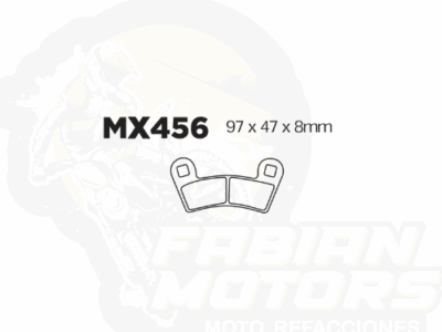 BALATAS DISCO MX2 MX-F164 SNT (456) P/ RZR-800, P/ RZR-800 S EFI '08-'10 DEL.