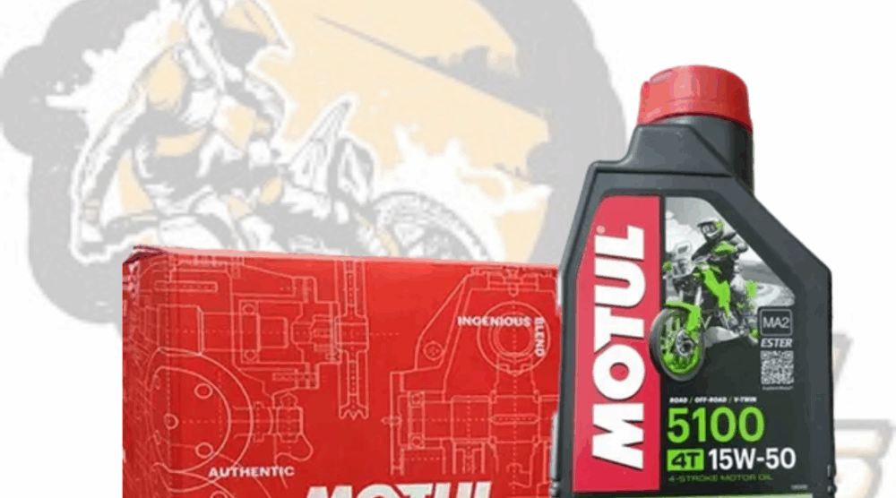 ACEITE MOTUL 15W50 4 TIEMPOS 5100 1 LT SEMISINTETICO (CAJA CON 12 PIEZAS)