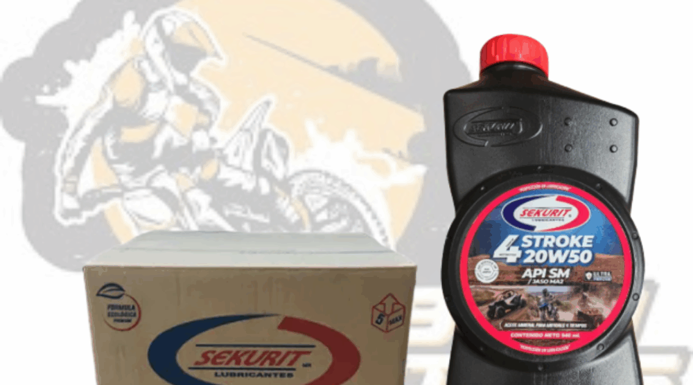 ACEITE SEKURIT MOTO 4T 20W50 HIGH PROTECT (18 PIEZAS POR CAJA)