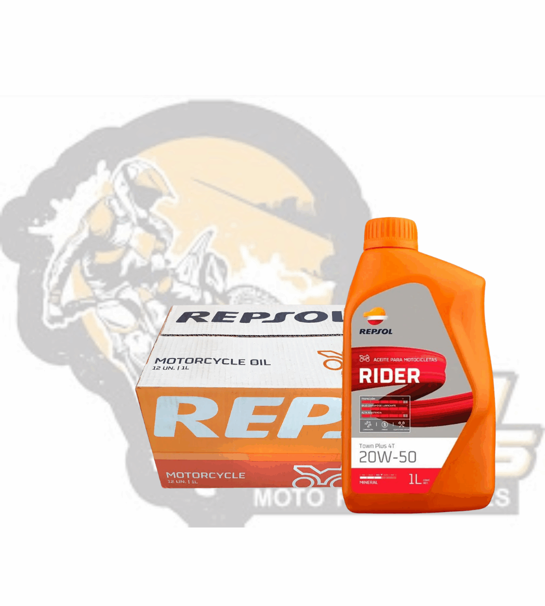 REPSOL 20W- 50 MINERAL (CAJA CON 12 PIEZAS)