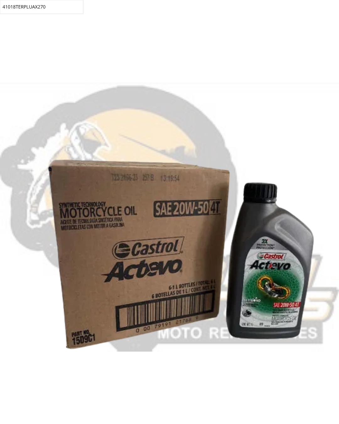 ACEITE CASTROL 20W 50 ACTEVO (CAJA CON 6 PIEZAS)