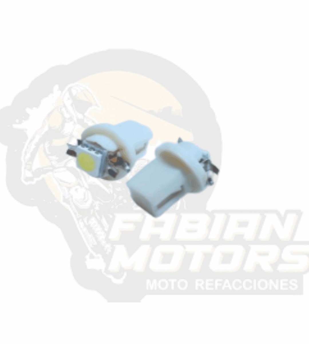 FOCO T8.5 "PROJECK" TABLERO LINEA V.W. 1 LED C/SOQUET BLANCO (10 piezas) CHINA /300