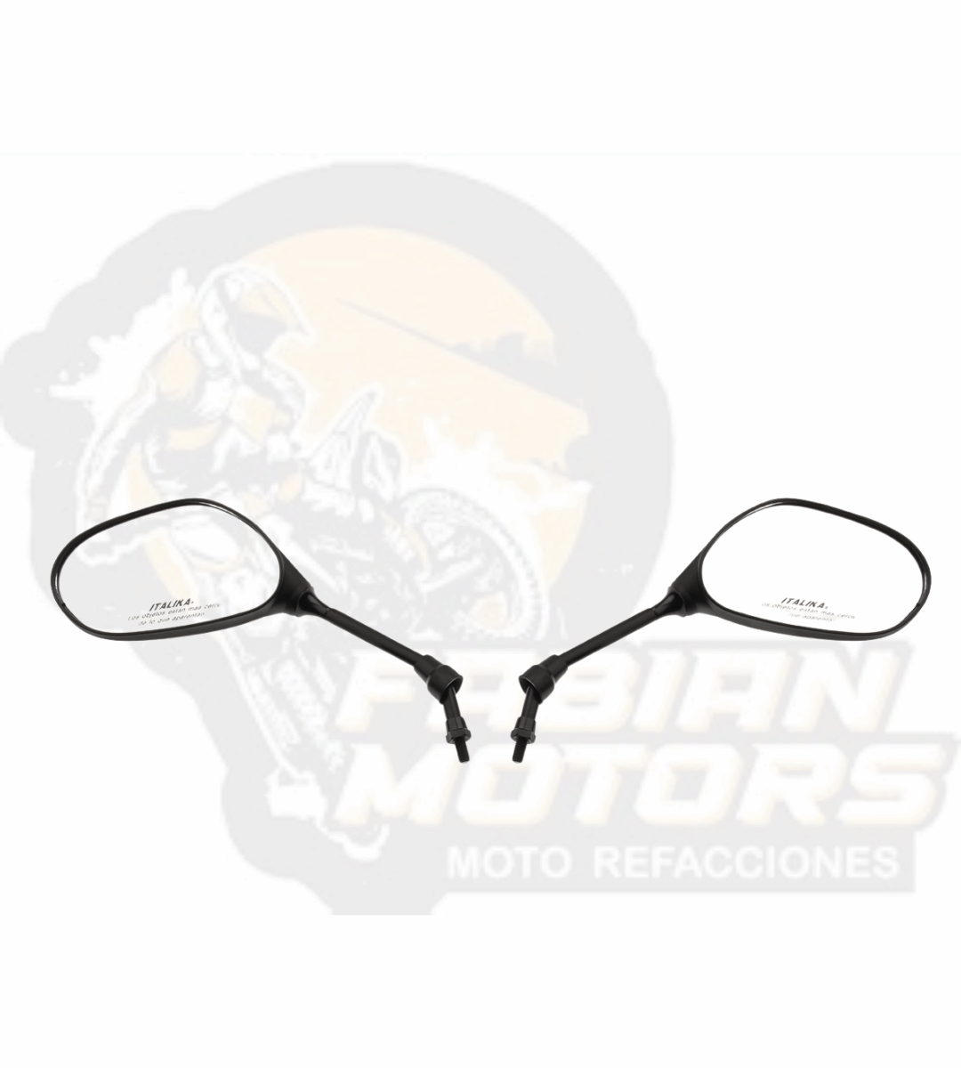 F10010199 JUEGO ESPEJOS CON LOGO Y LEYENDA