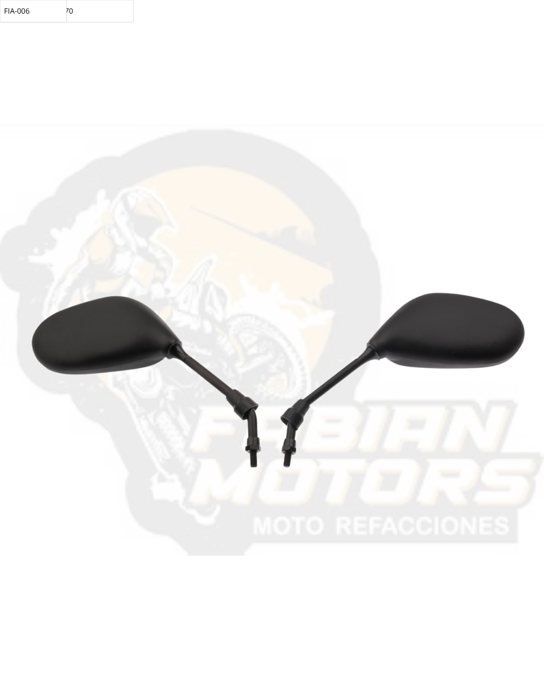 F10010199 JUEGO ESPEJOS CON LOGO Y LEYENDA