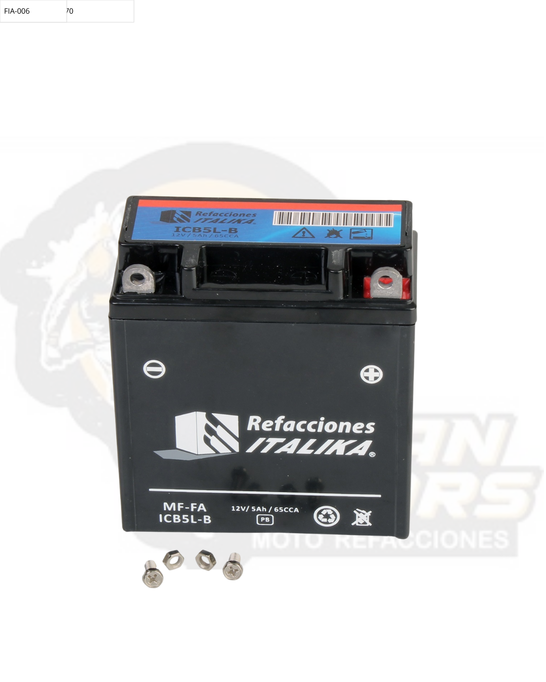 F06010051 BATERIA MF-FA ICB5L-B