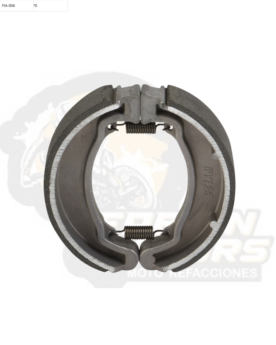 F15020181 ZAPATAS FRENO TRAS