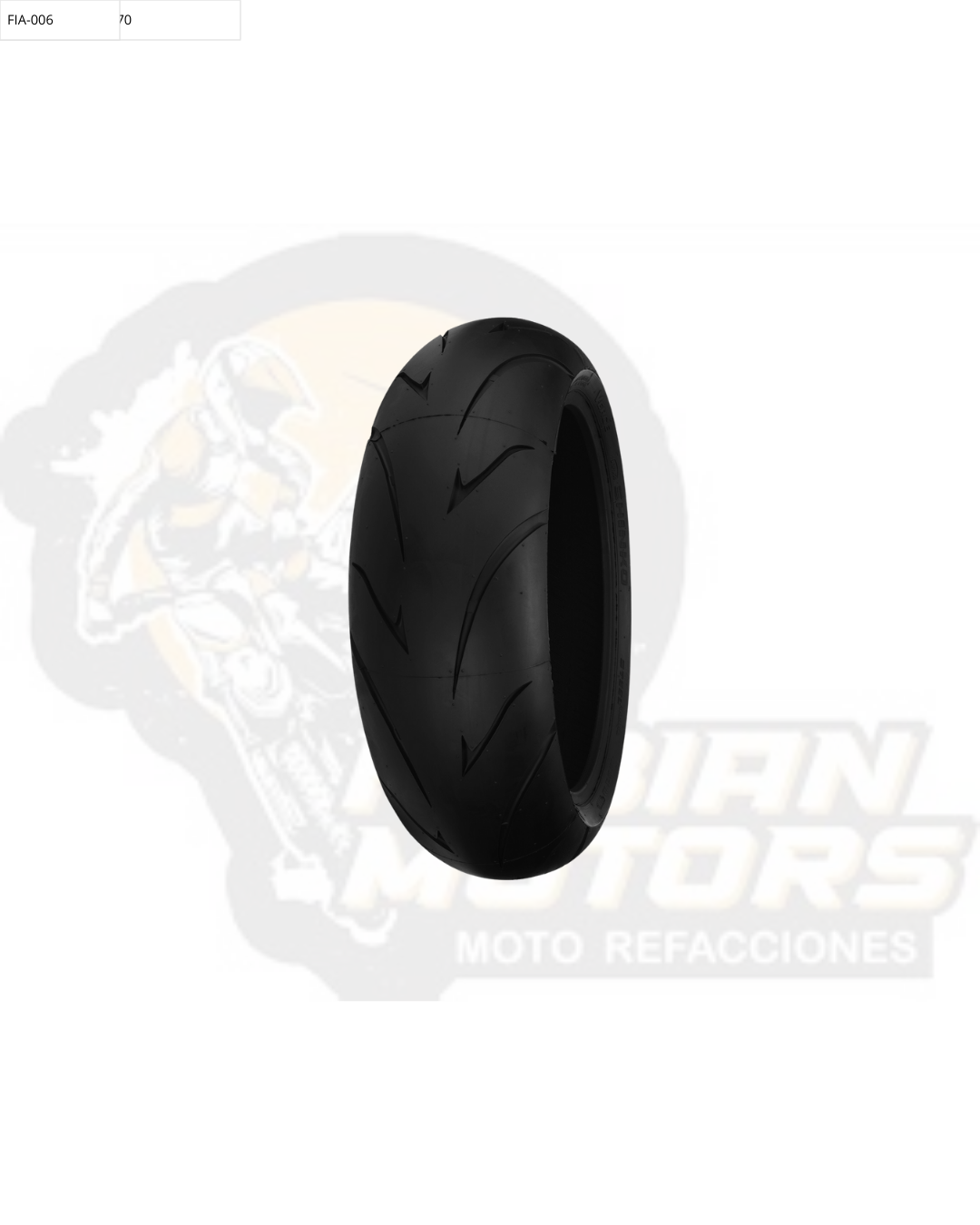 LLANTA SHINKO 20050R18 76V 4PR TL R011 VERGE RADIAL