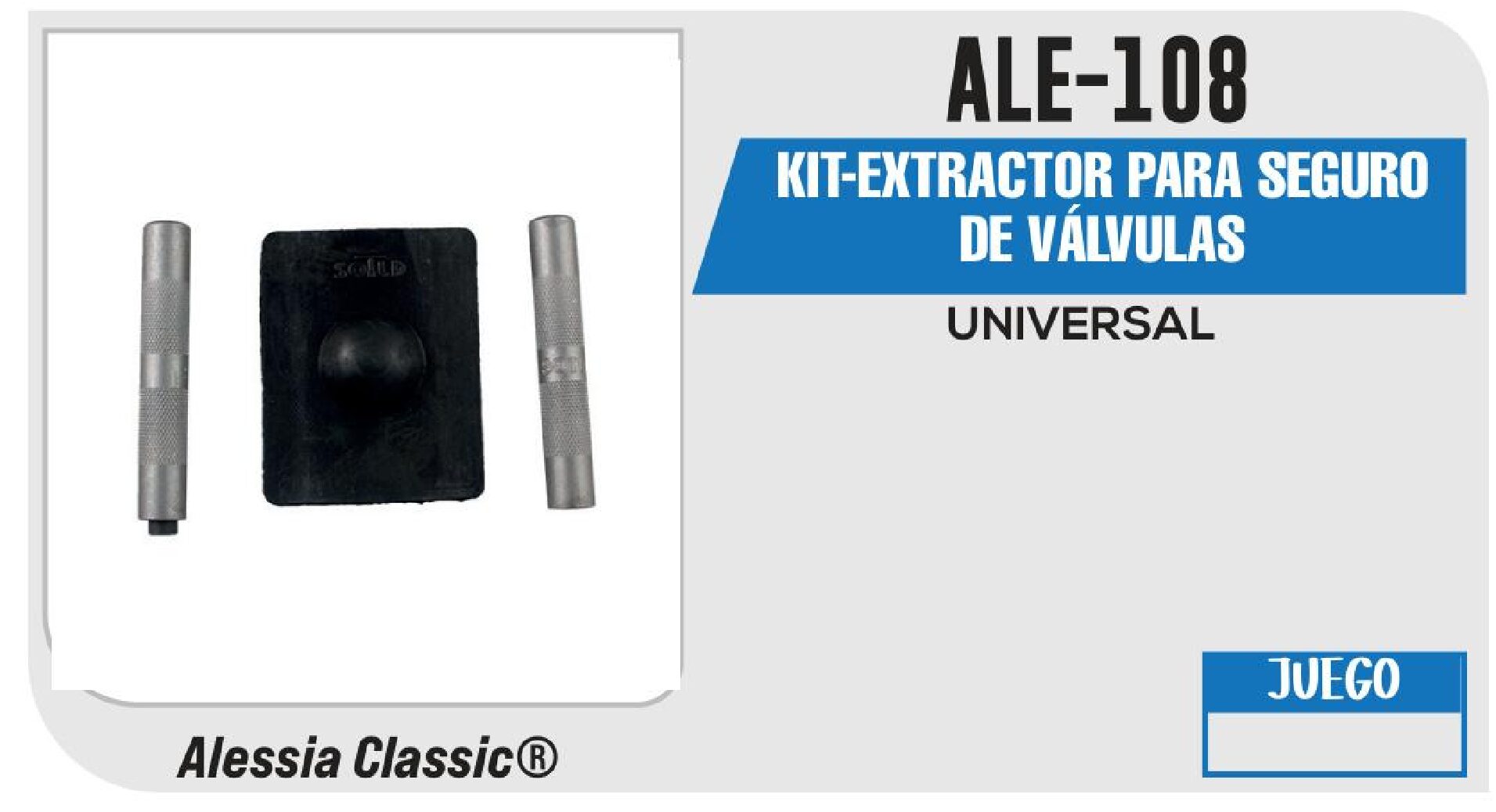 KIT-EXTRACTOR PARA SEGURO DE VÁLVULAS / ALE-108