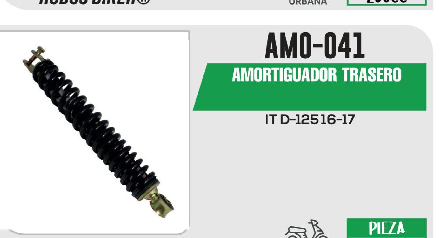 AMORTIGUADOR TRASERO / AMO-041