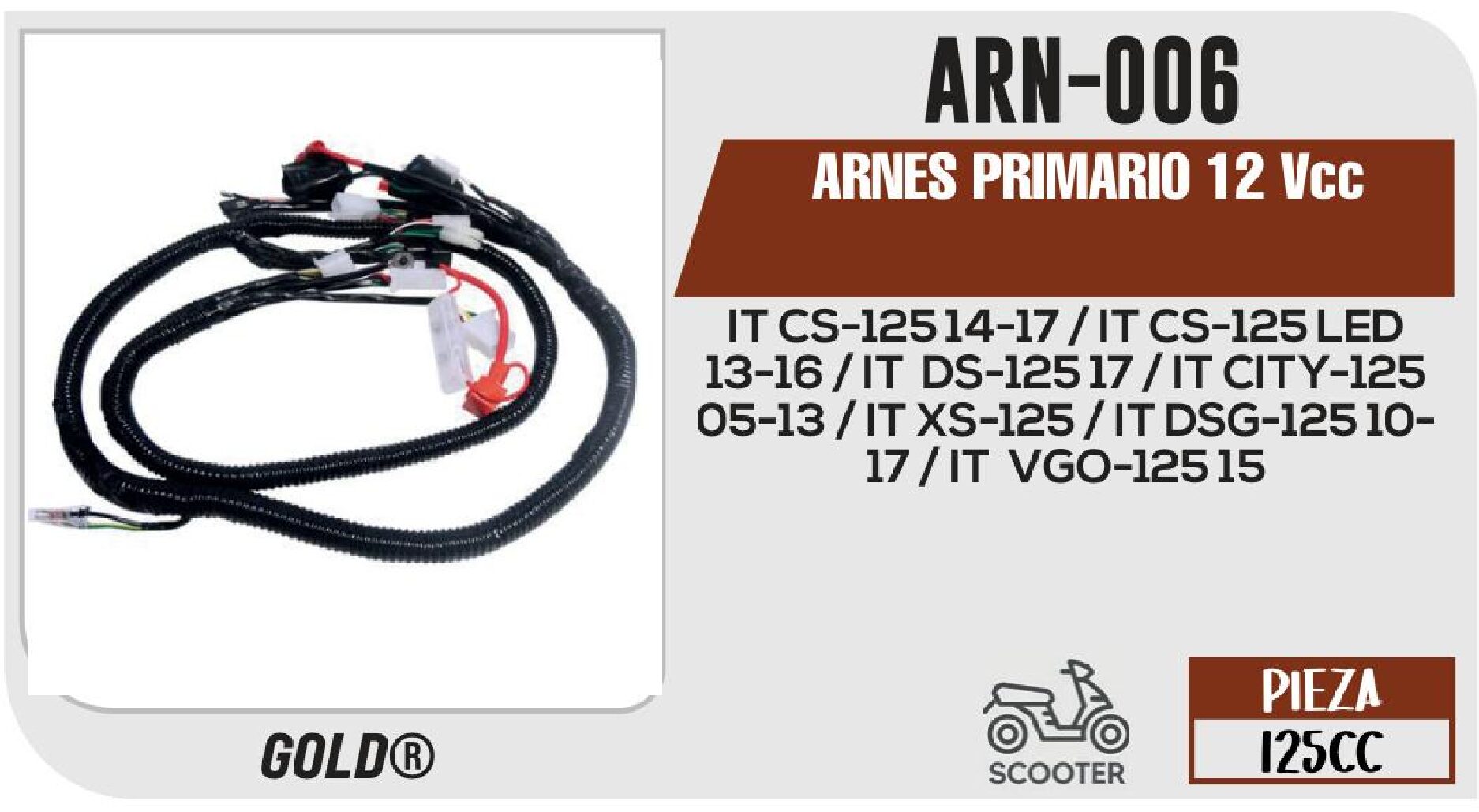 ARNES PRIMARIO 12 Vcc / ARN-006