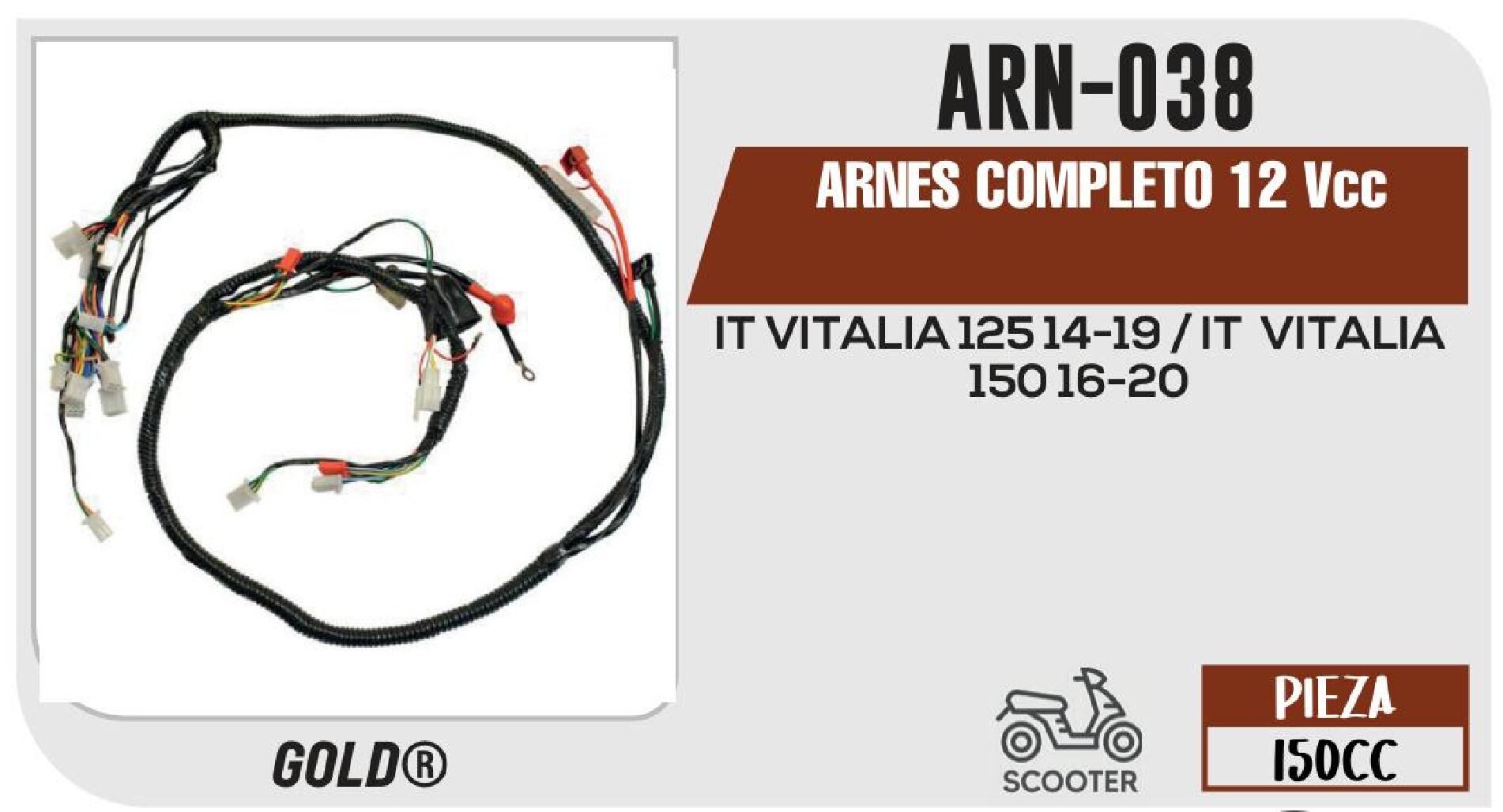 POWER - ARNES COMPLETO 12 V / 20 A / ARN-038