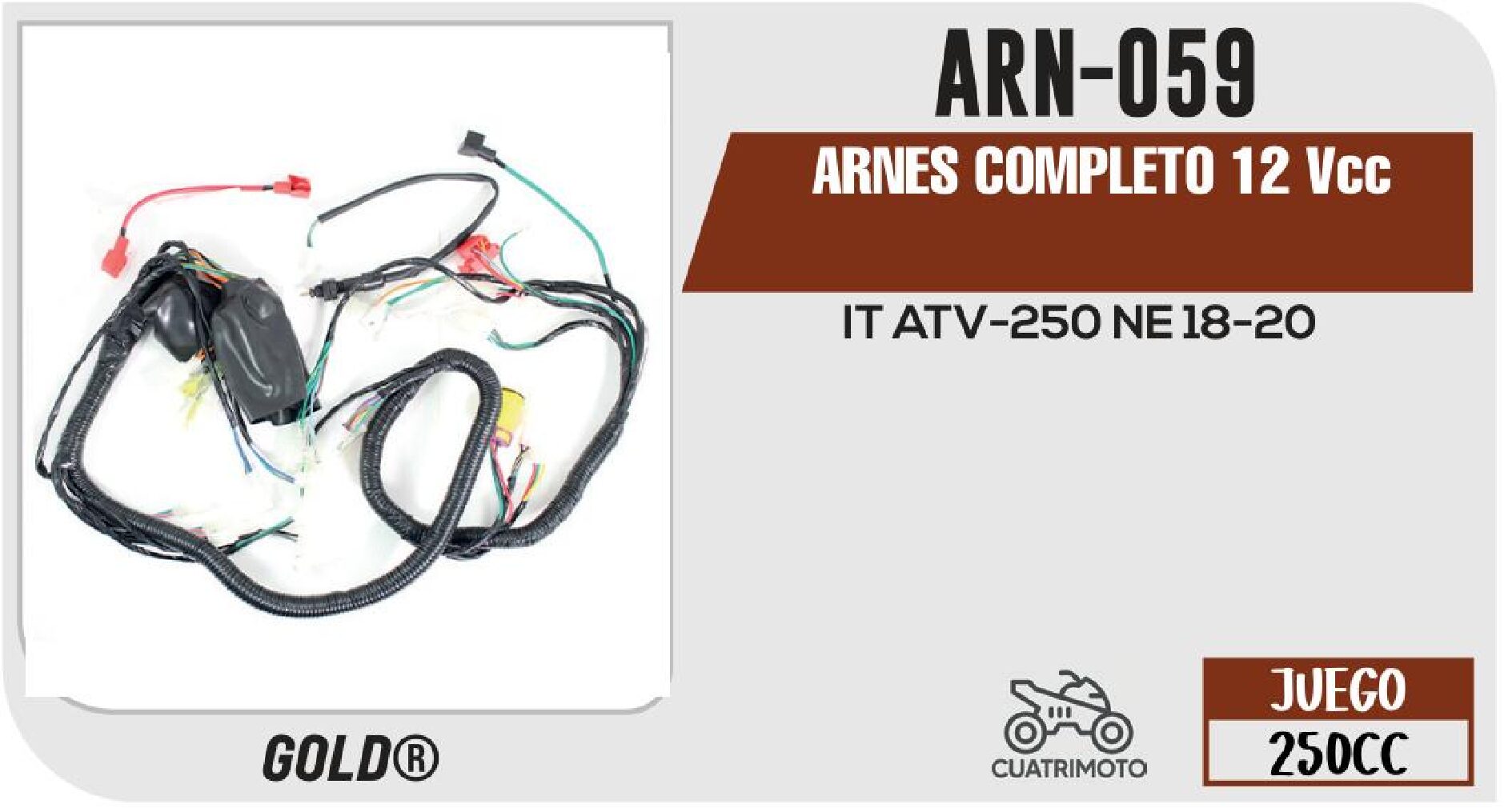ARNES COMPLETO 12 V / 20 A / ARN-059