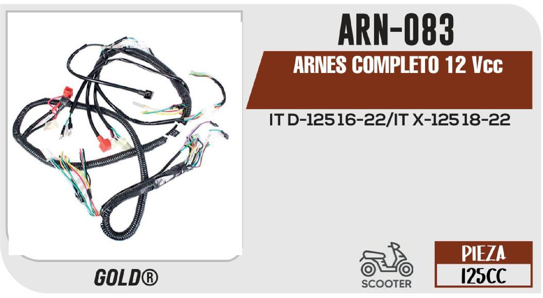 ARNES COMPLETO 12 Vcc / ARN-083