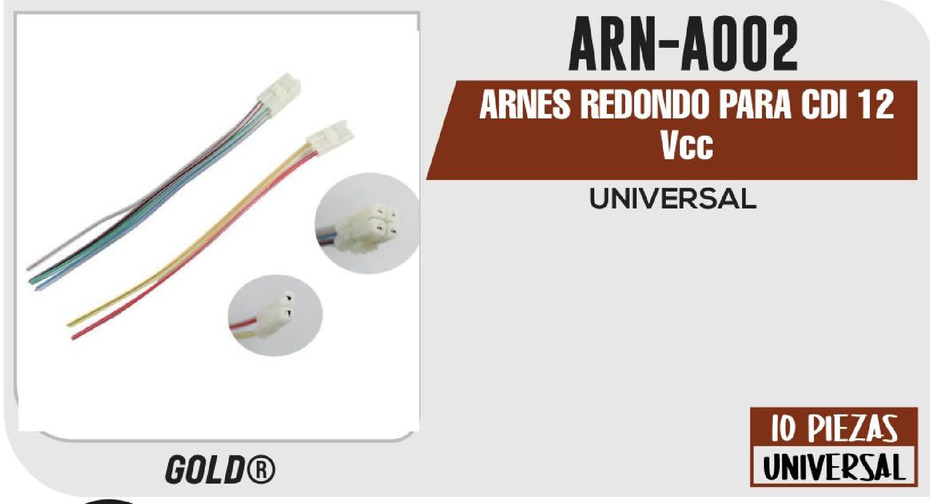 ARNES REDONDO PARA CDI 12 Vcc / ARN-A002