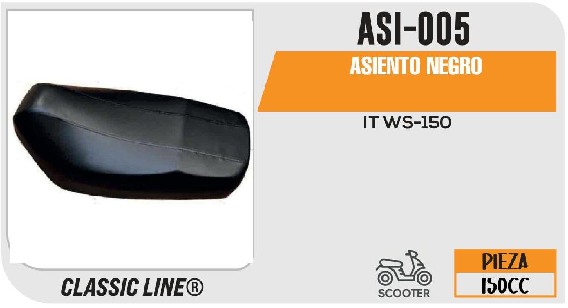 ASIENTO NEGRO / ASI-005