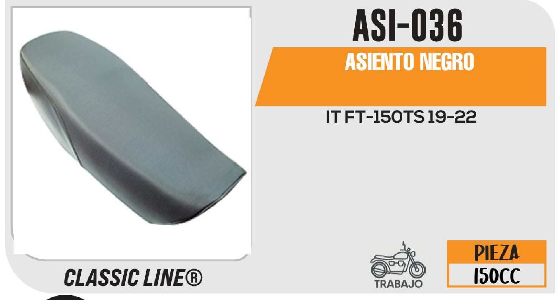 ASIENTO NEGRO / ASI-036