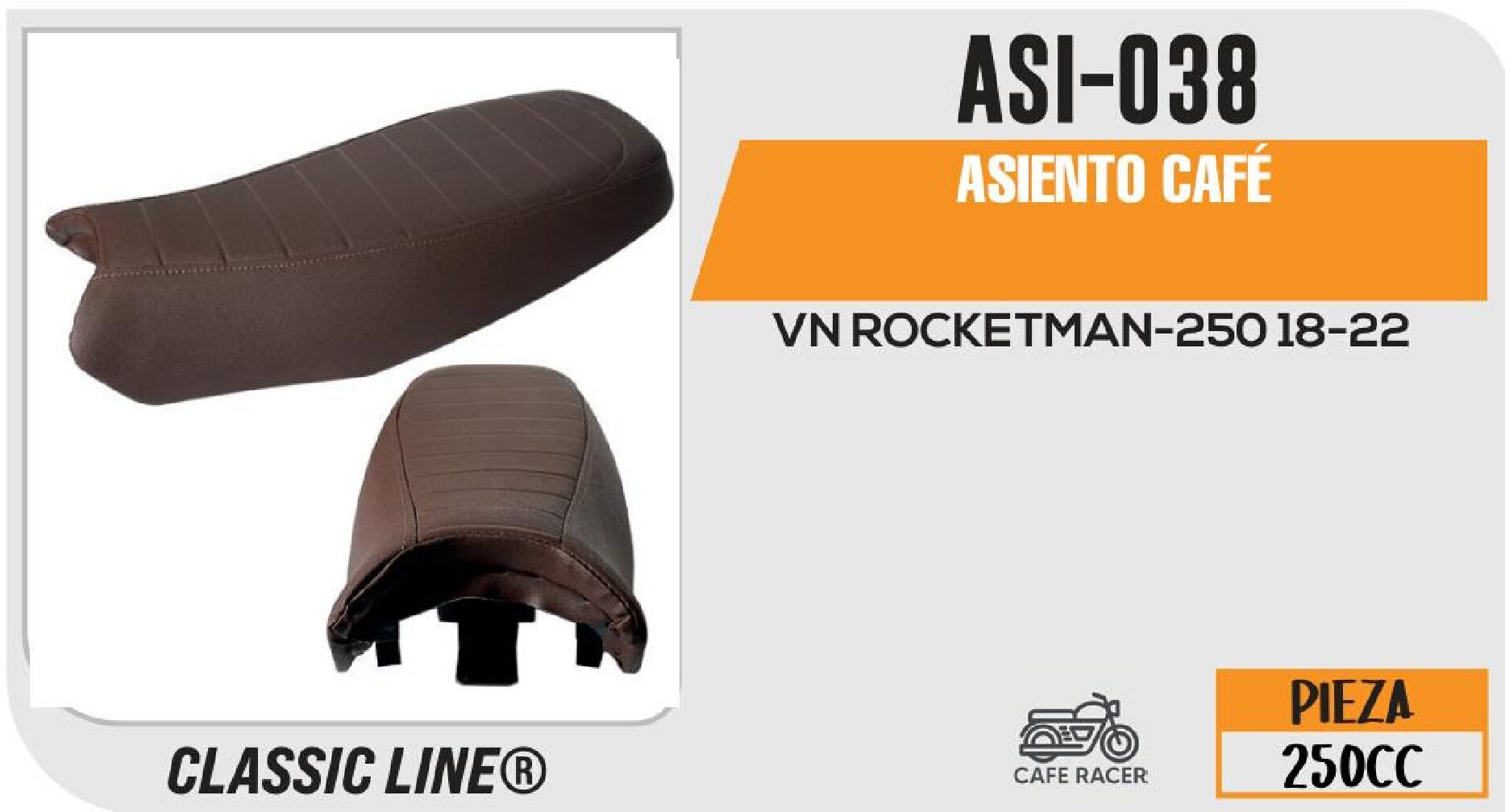 ASIENTO CAFÉ / ASI-038