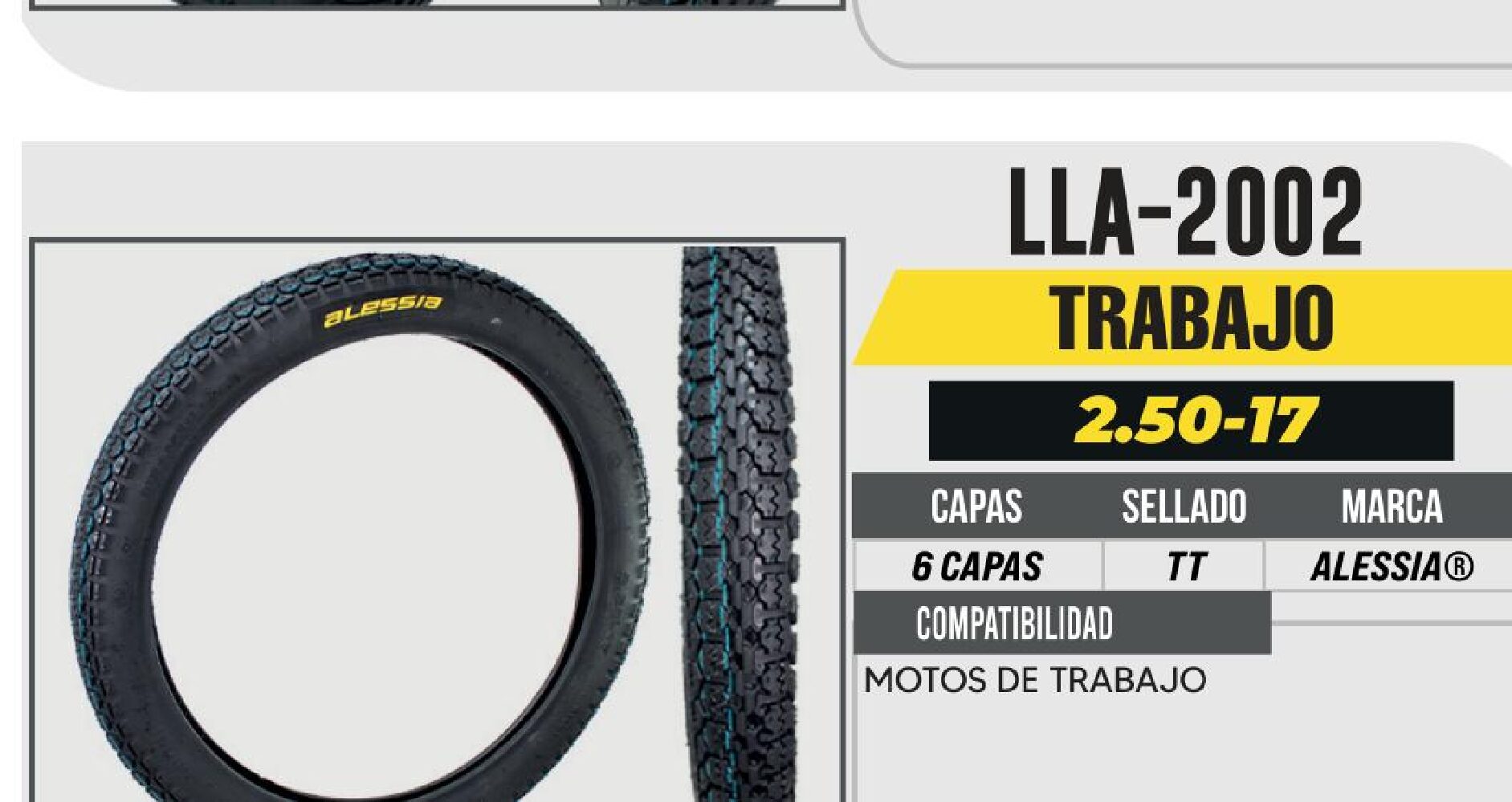 LLANTA 2.50-17 PREMIUM 6 CAPAS A212 CALLE USA CAMARA (TT) / LLA-2002