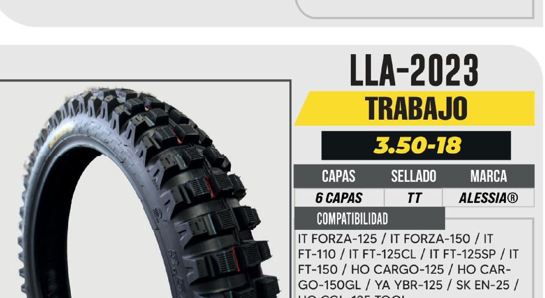 LLANTA 3.50-18 PREMIUM 6 CAPAS P82 DOBLE PROPOSITO USA CAMARA (TT) / LLA-2023