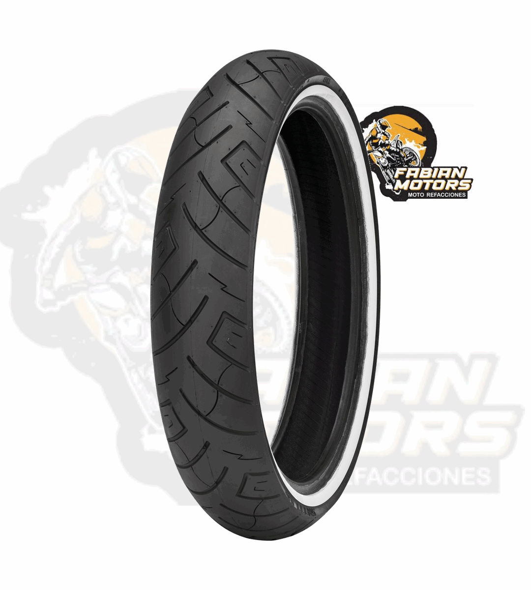 LLANTA SHINKO 90/90-21 54H 4PR TL SR777 WW (CARA BLANCA)