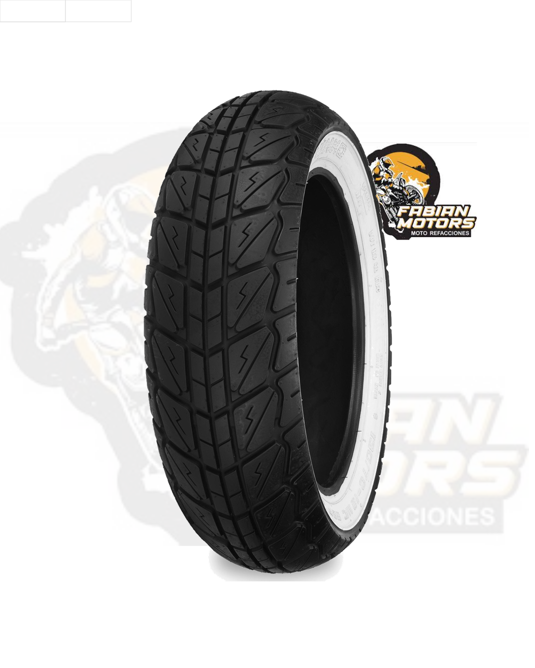 LLANTA SHINKO 110/70-11 45P 4PR TL SR723 WW (CARA BLANCA)