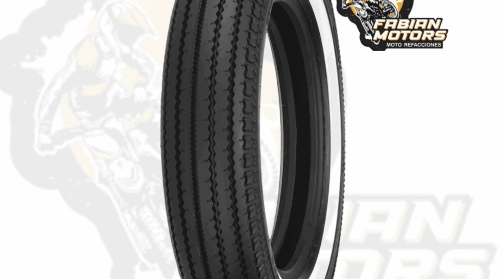 LLANTA SHINKO 4.00-18 64H 4PR TT E270 WW SUPER CLASSIC (CARA BLANCA)