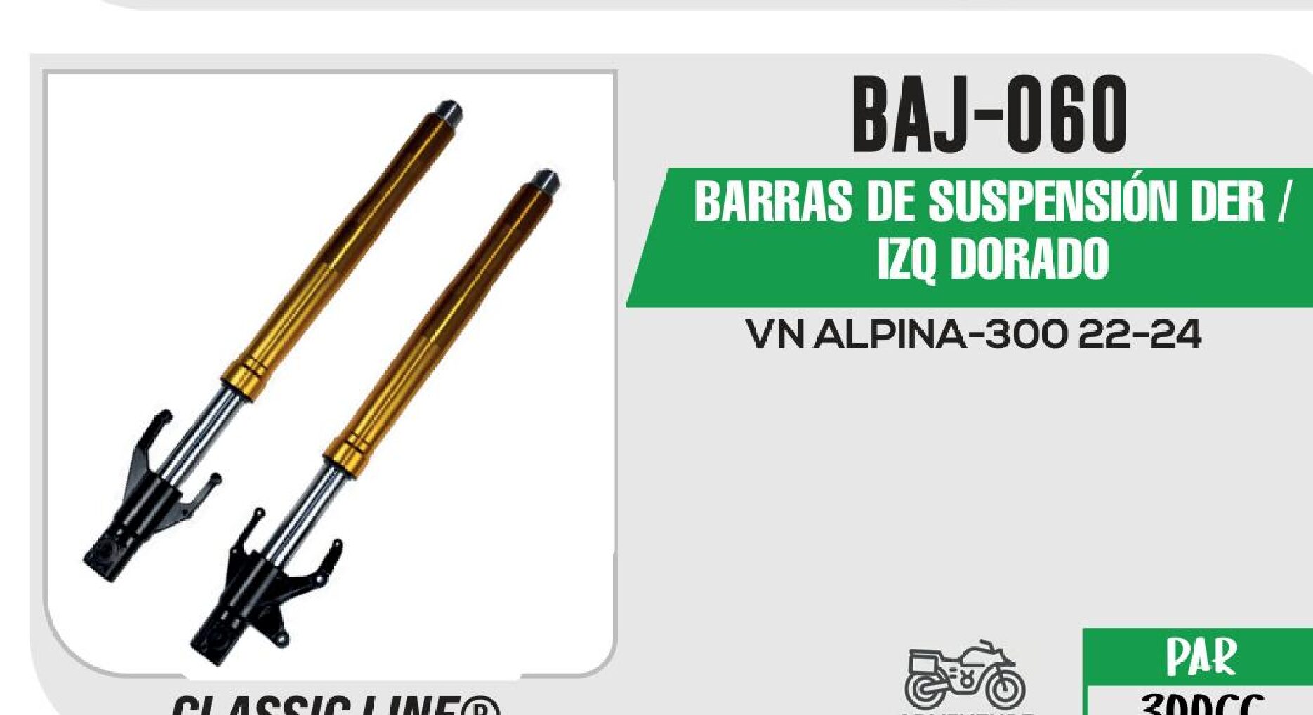 BARRAS DE SUSPENSIÓN DER / IZQ / BAJ-060