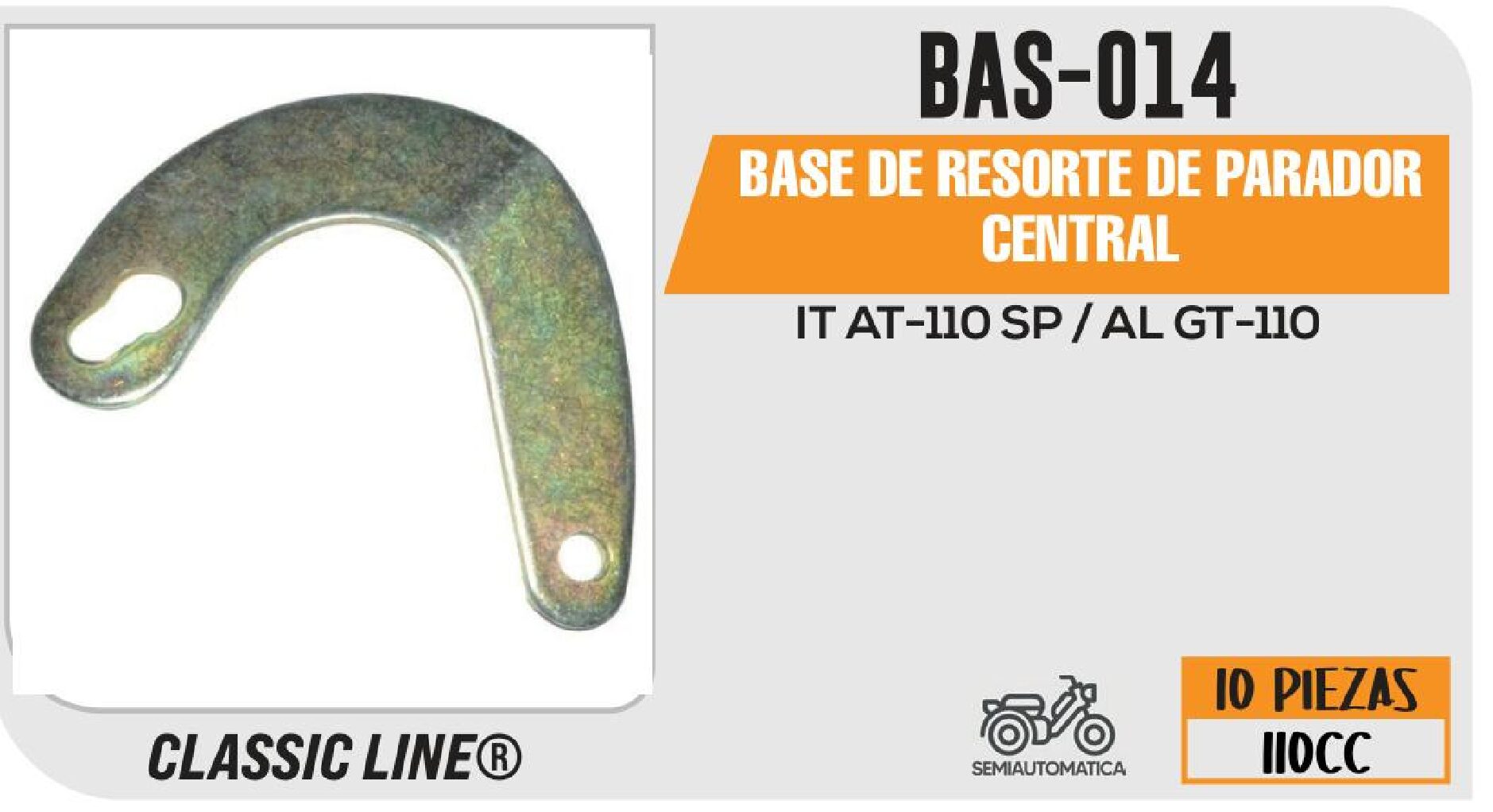 BASE DE RESORTE DE PARADOR CENTRAL / BAS-014