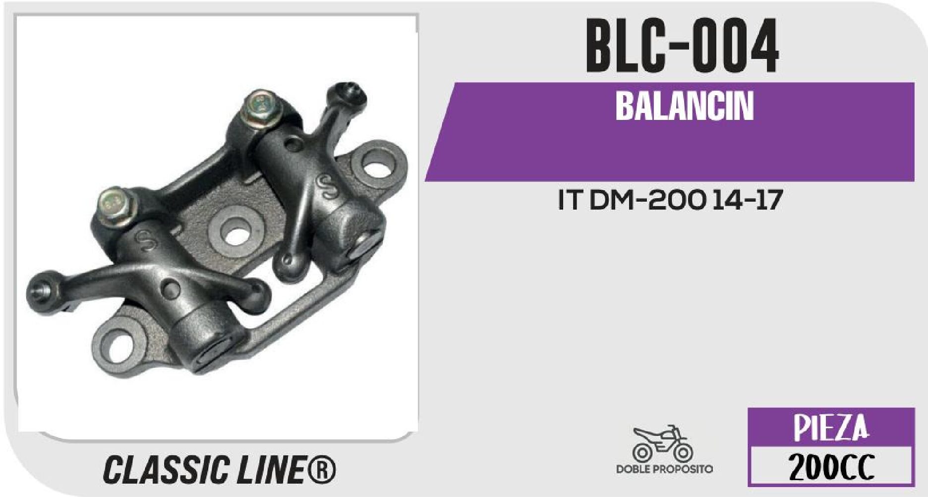 BALANCIN SUPERIOR C/SOPORTE / BLC-004