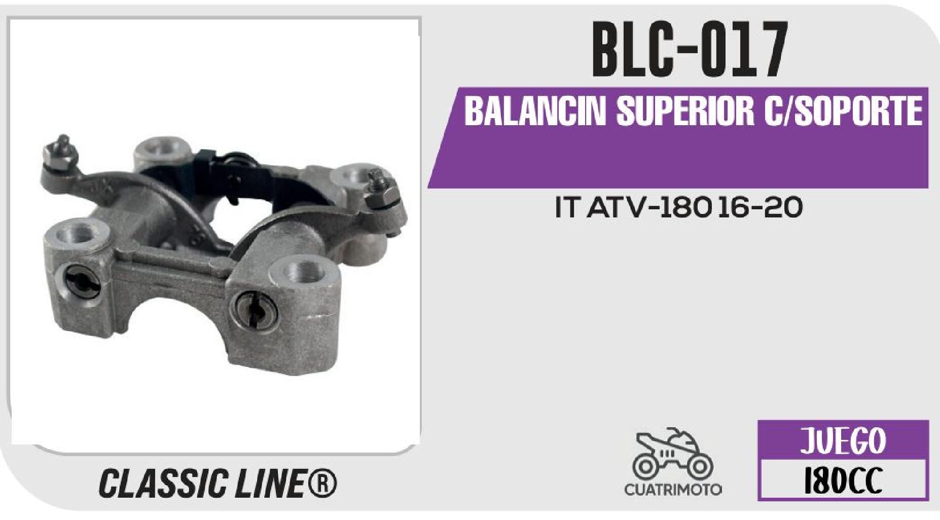 BALANCIN SUPERIOR C/SOPORTE / BLC-017