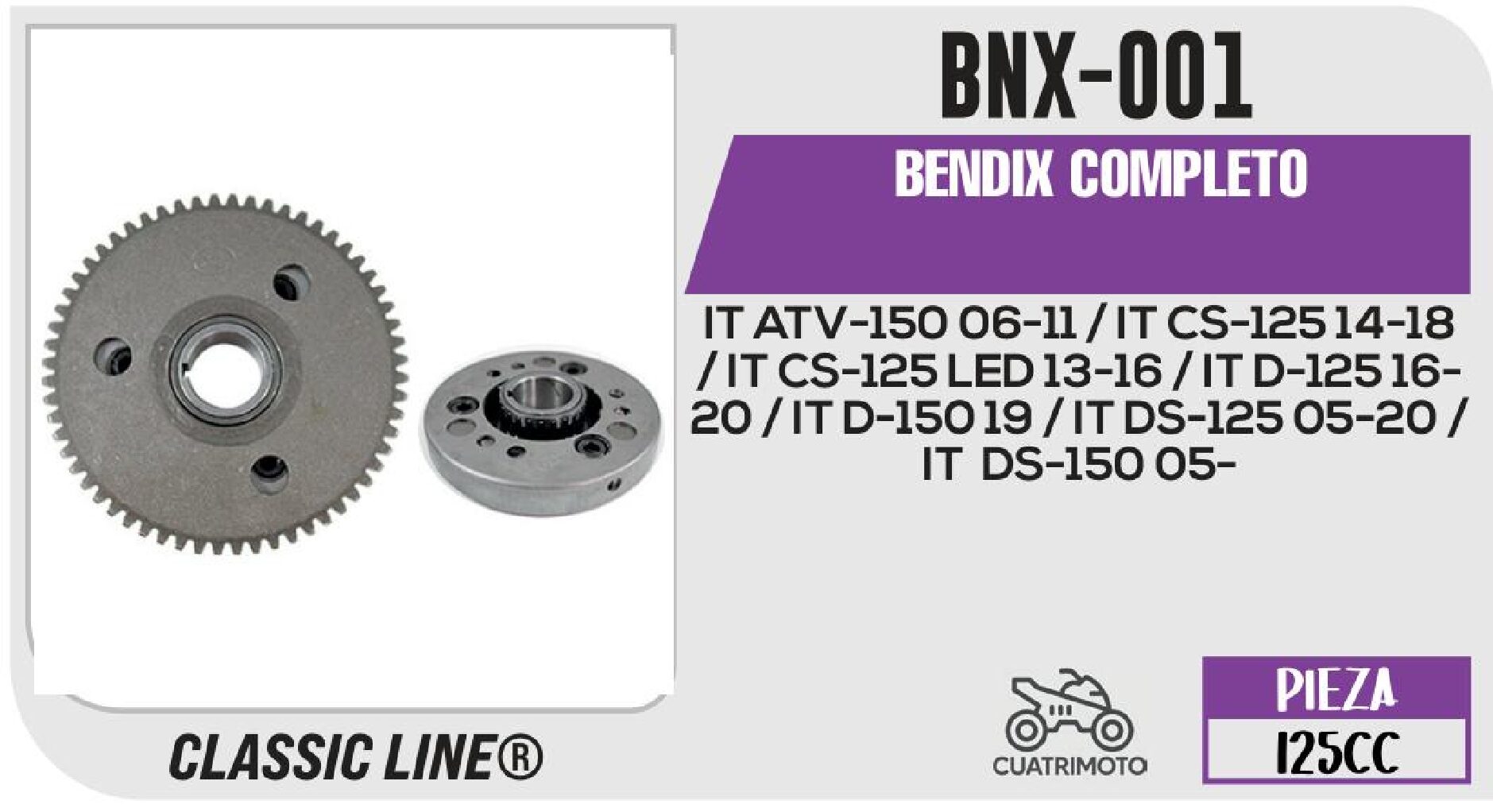 BENDIX COMPLETO / BNX-001