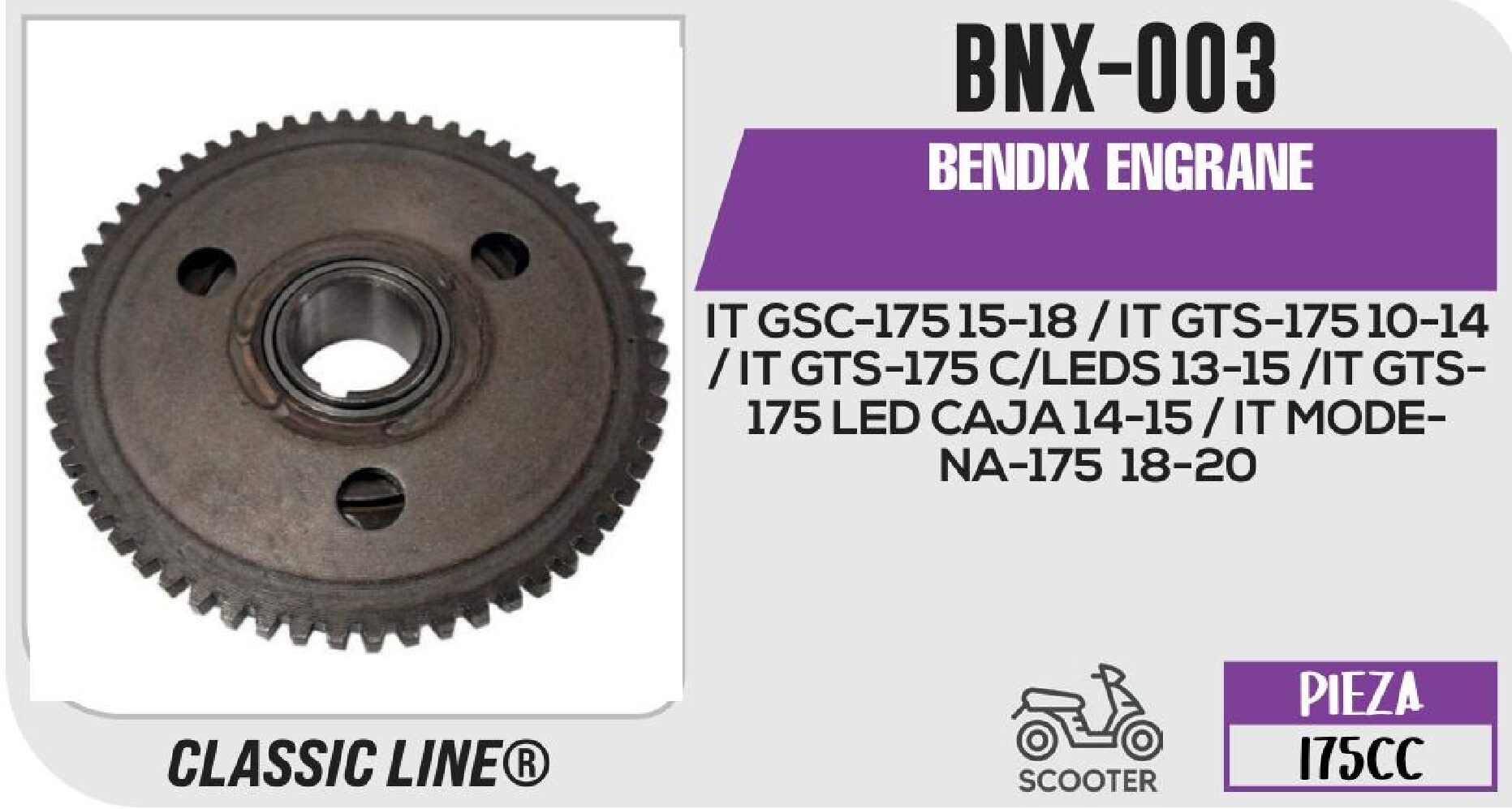 BENDIX ENGRANE / BNX-003