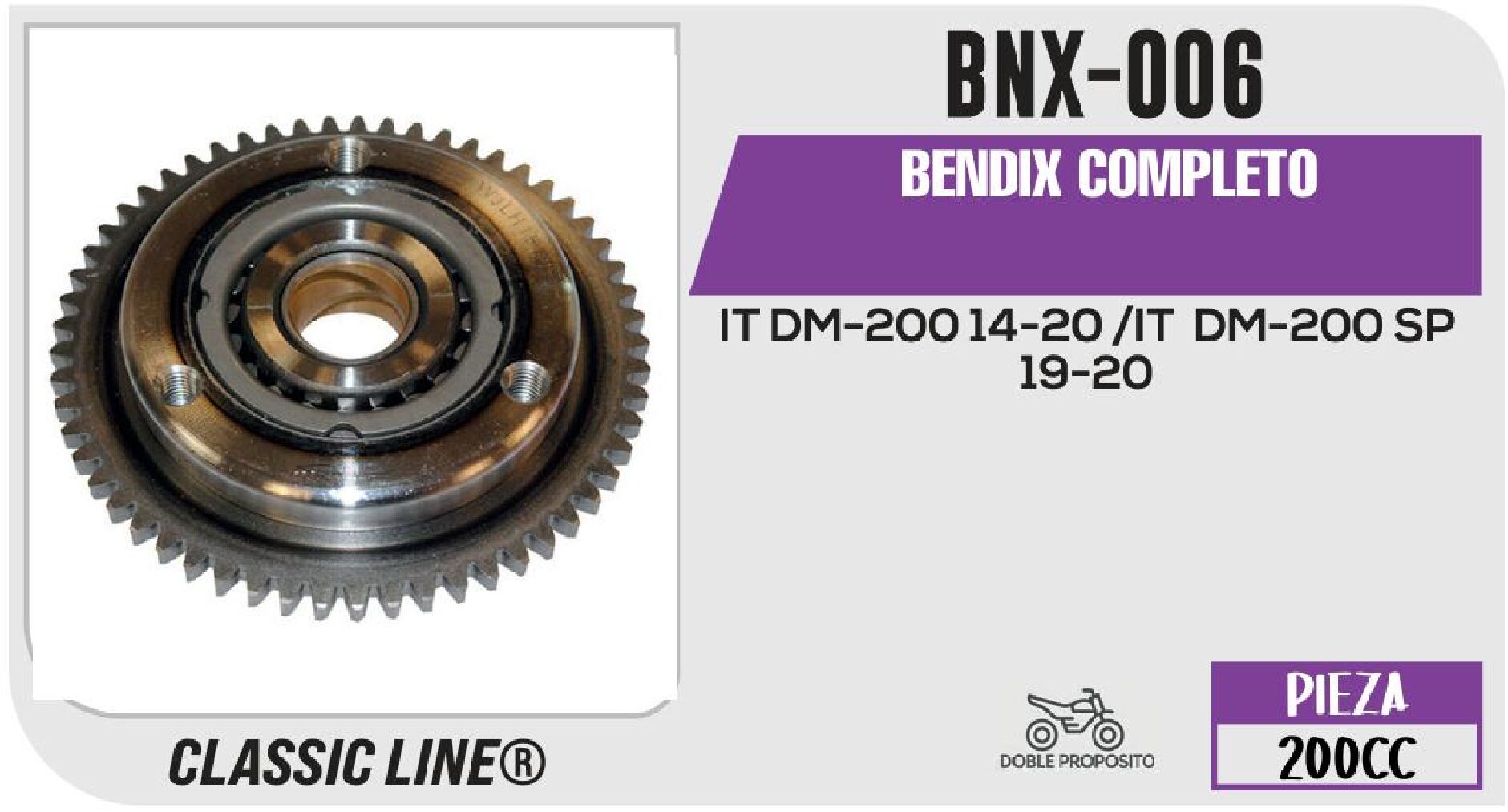 BENDIX COMPLETO / BNX-006