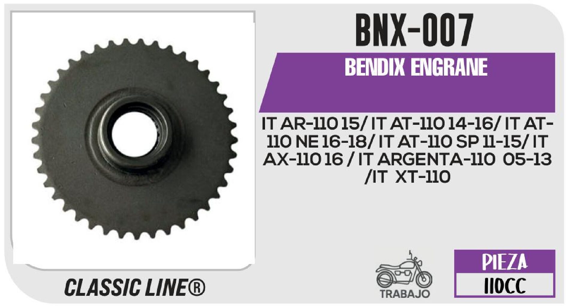 BENDIX ENGRANE / BNX-007