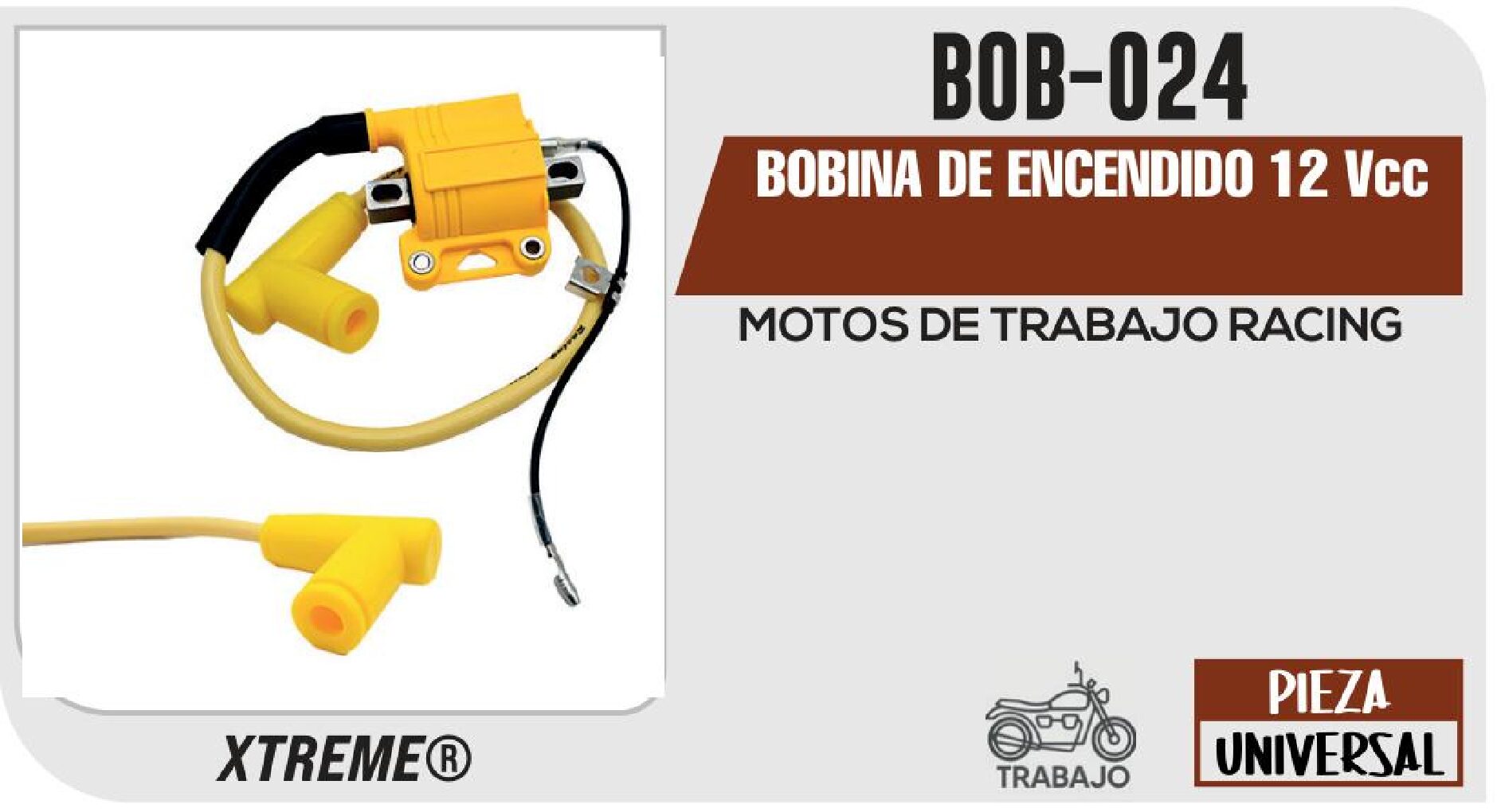 BOBINA DE ENCENDIDO 12 Vcc / BOB-024