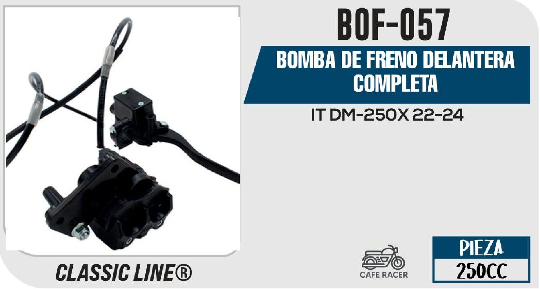 BOMBA DE FRENO DELANTERA COMPLETA / BOF-057