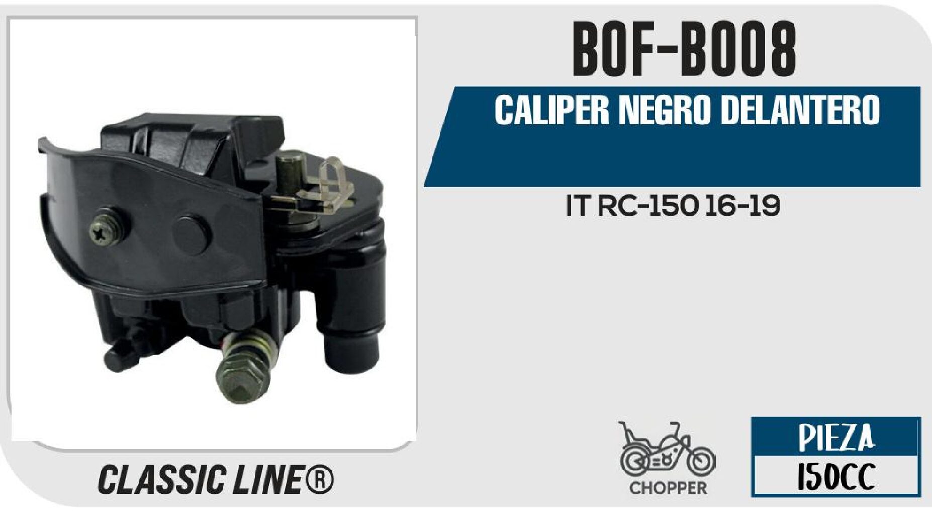 CALIPER NEGRO DELANTERO / BOF-B008