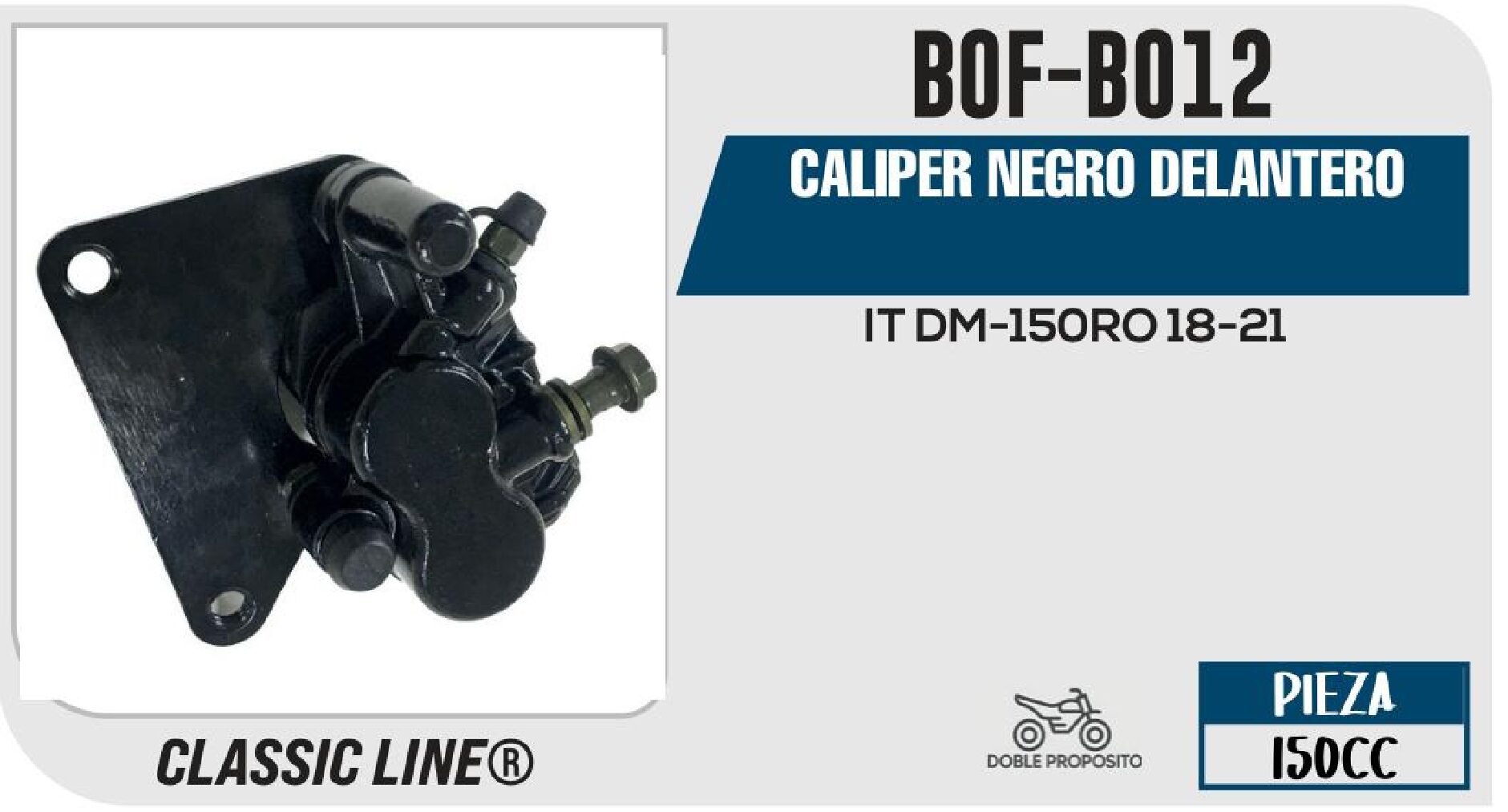 CALIPER NEGRO DELANTERO / BOF-B012