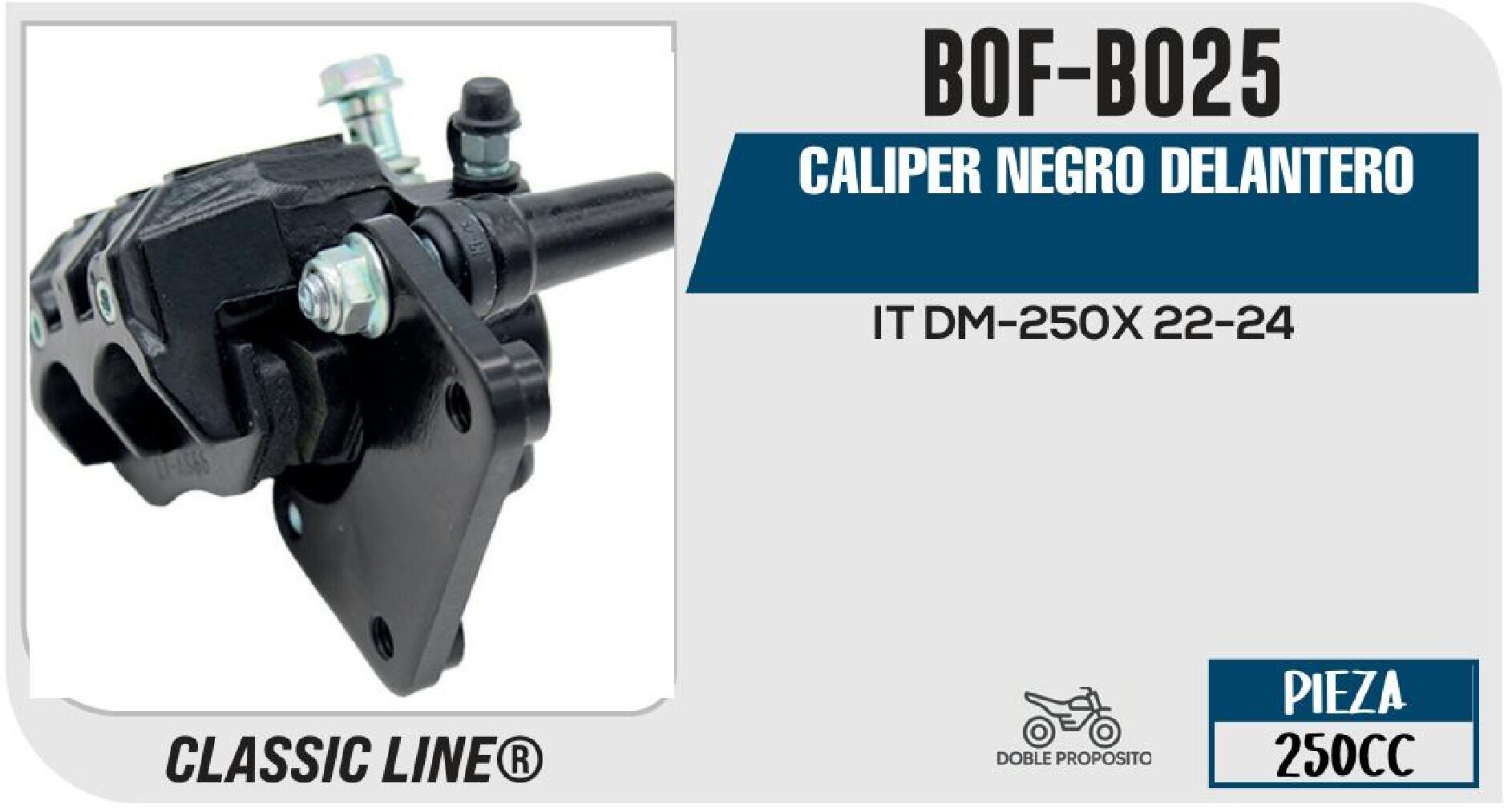 CALIPER NEGRO DELANTERO / BOF-B025