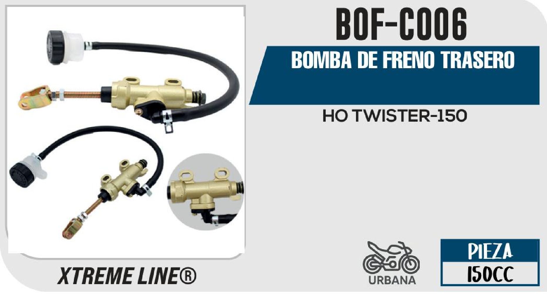 BOMBA DE FRENO TRASERO / BOF-C006
