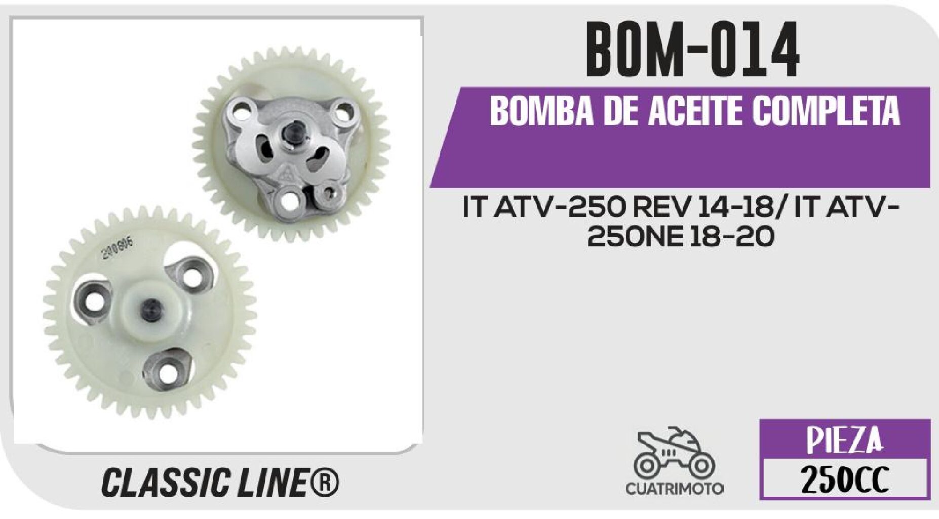 POWER - BOMBA DE ACEITE COMPLETA / BOM-014