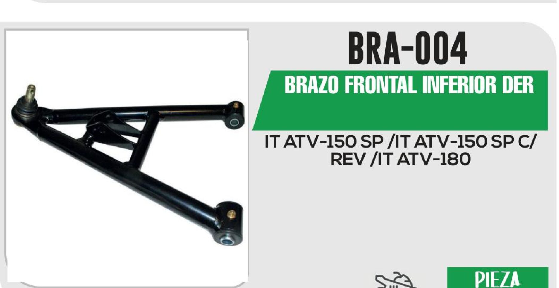 BRAZO FRONTAL INFERIOR DER / BRA-004