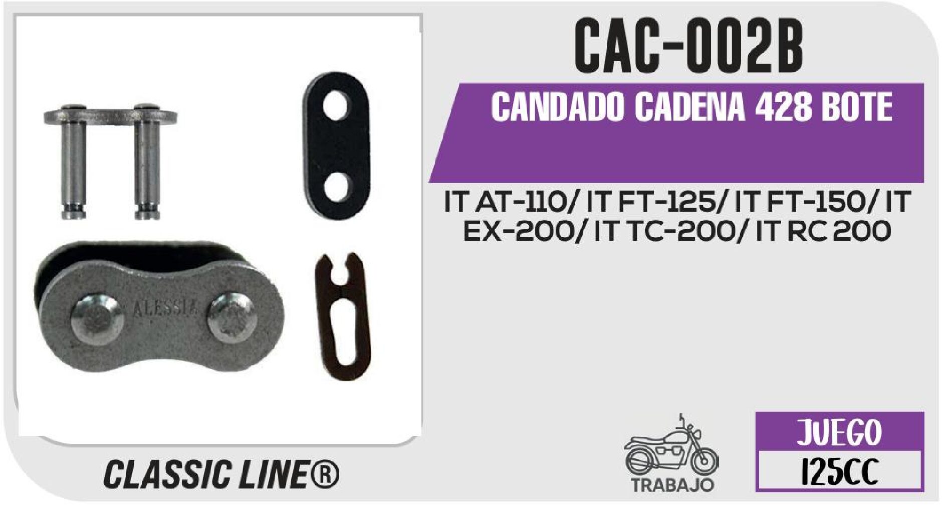 POWER - CANDADO CADENA 428 BOTE / CAC-002B