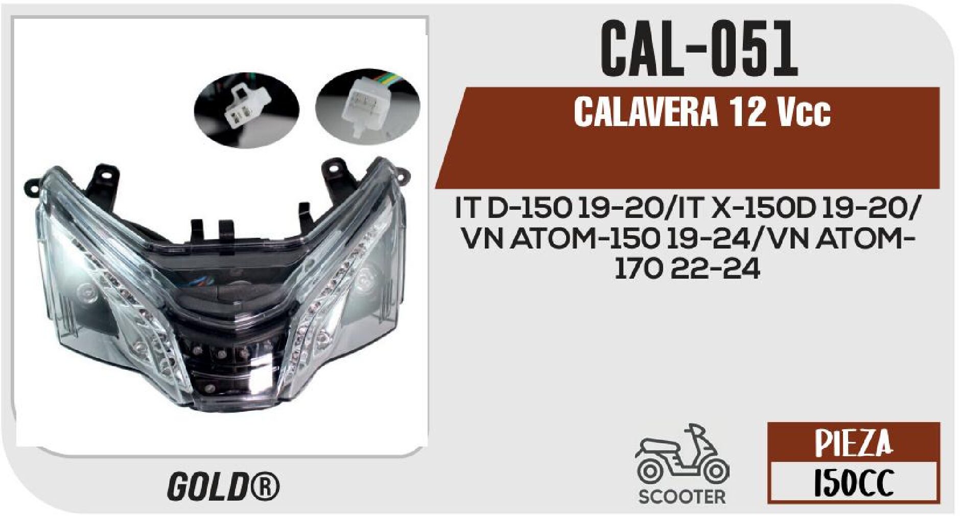 BIKERS - CALAVERA 12 VCC / CAL-051